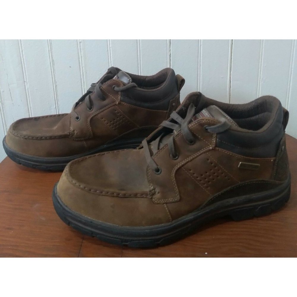 Skechers 64522 Segment Melego Waterproof Leather Chukka Men US 13, UK 12,